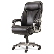 Load image into Gallery viewer, Alera, Veon Series Executive High-Back Bonded Leather Chair, Supports Up to 275 lb, Black Seat/Back, Graphite Base
