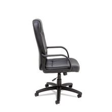 Load image into Gallery viewer, Alera,Sparis Executive High-Back Swivel/Tilt Bonded Leather Chair, Supports Up to 275 lb, 18.11" to 22.04" Seat Height, Black
