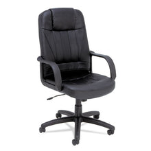 Load image into Gallery viewer, Alera,Sparis Executive High-Back Swivel/Tilt Bonded Leather Chair, Supports Up to 275 lb, 18.11" to 22.04" Seat Height, Black
