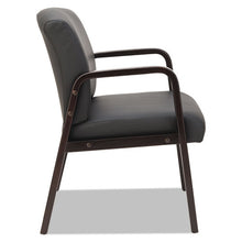 Load image into Gallery viewer, Alera,Reception Lounge WL Series Guest Chair, 24.21" x 24.8" x 32.67", Black Seat/Back, Espresso Base
