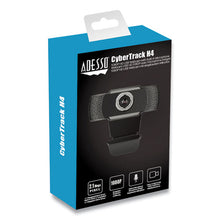Load image into Gallery viewer, Adesso,CyberTrack H4,Webcam ,1080P HD ,with Microphone, Black

