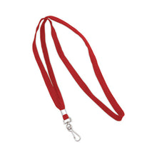 Load image into Gallery viewer, Advantus, Lanyards, Metal J-Hook Fastener, 36" Long, Red, 24/Box
