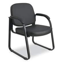 Load image into Gallery viewer, Alera,Genaro Series Half-Back Sled Base Guest Chair, 25" x 24.80" x 33.66", Black
